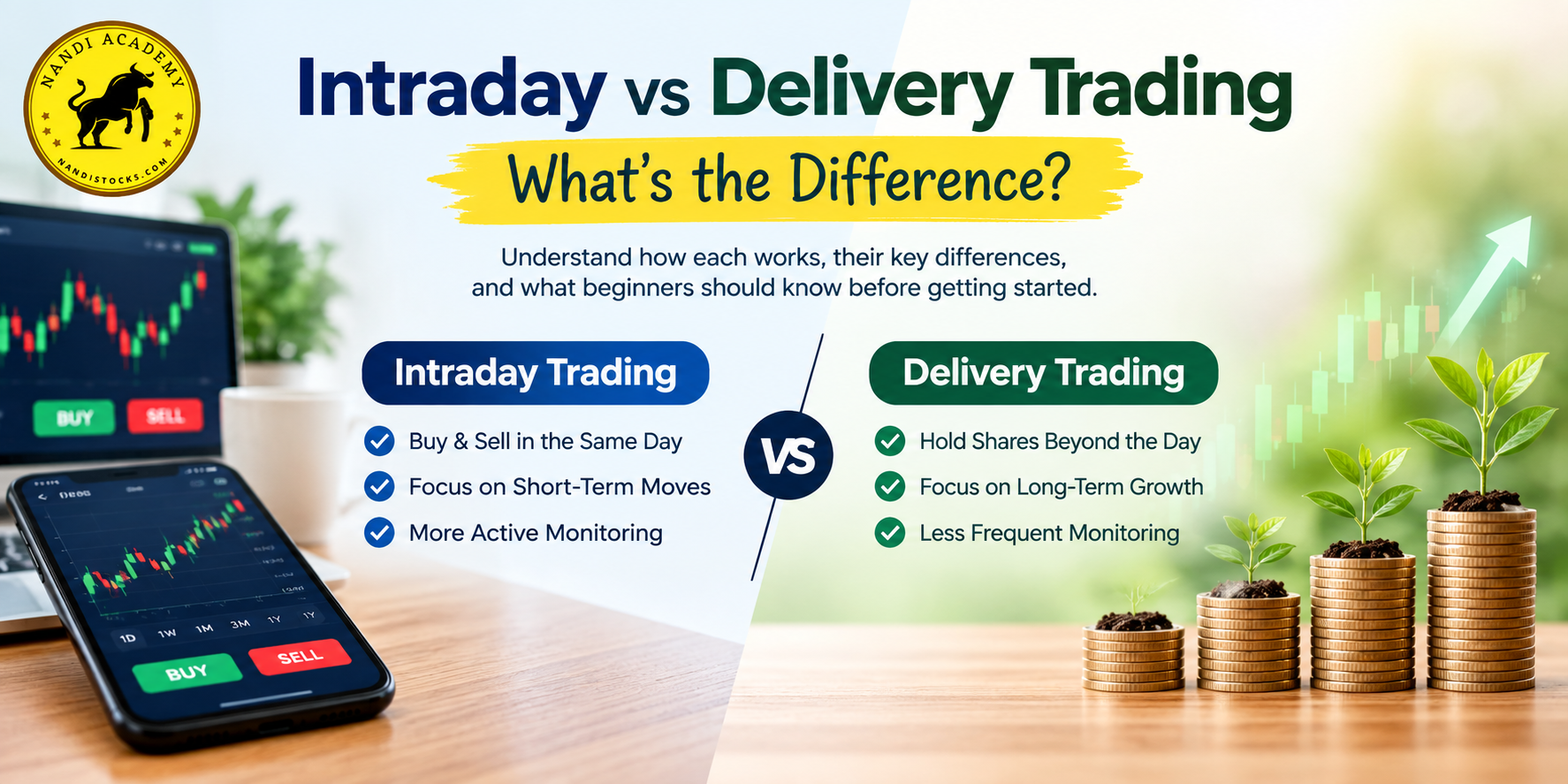 Intraday vs Delivery Trading